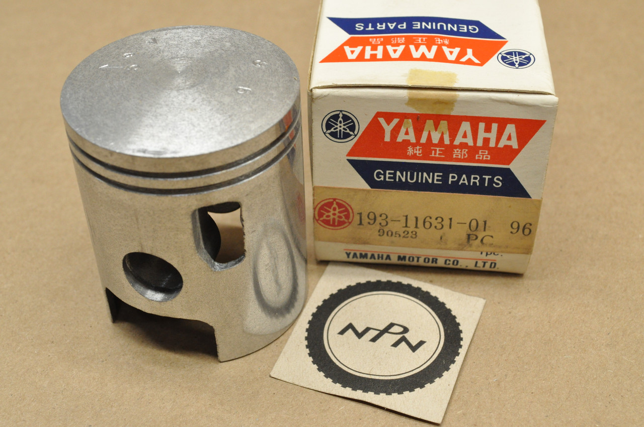 NOS Yamaha 1968 YCS1 Standard Size Piston 193-11631-01-96