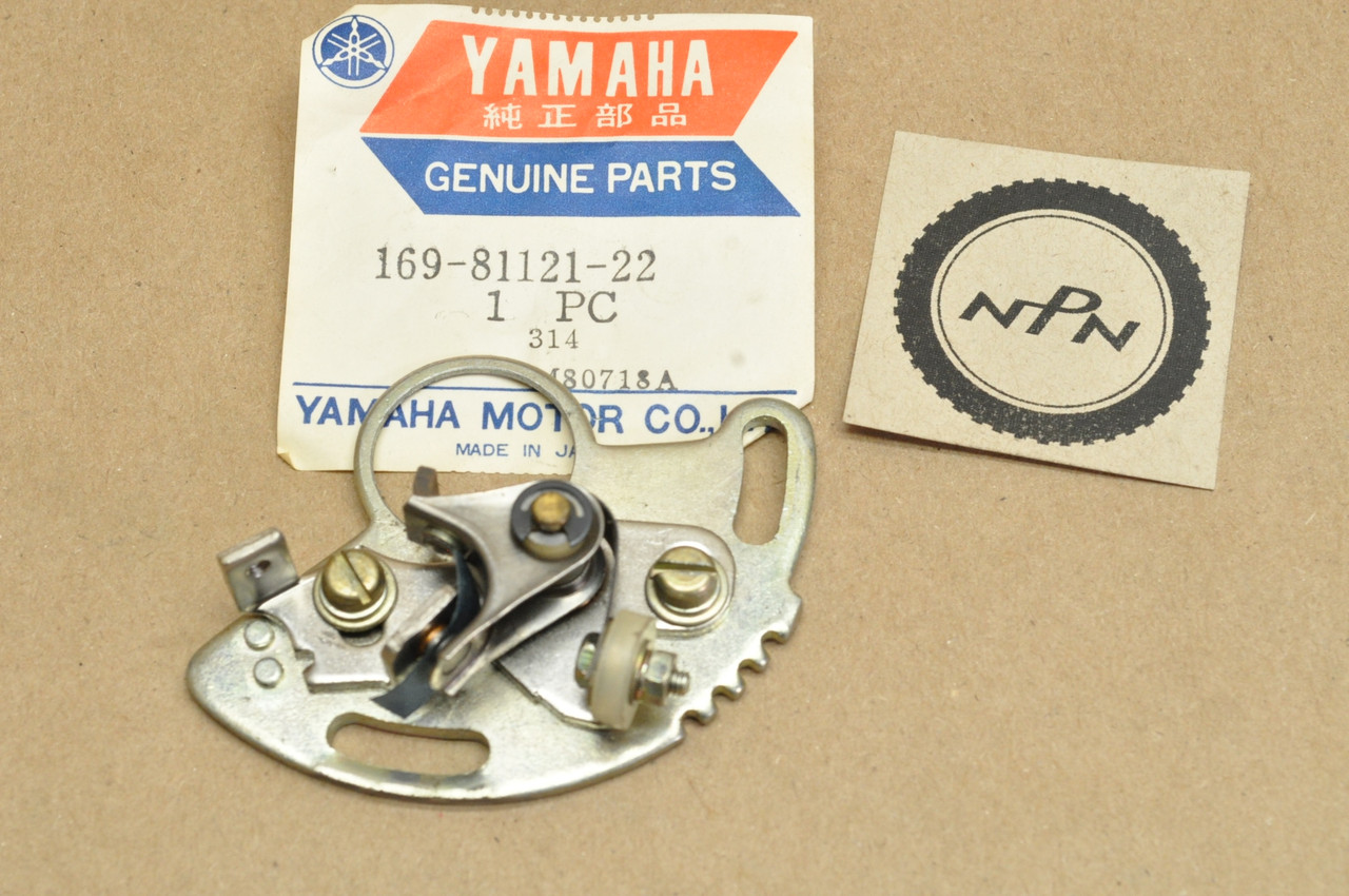 NOS Yamaha 1969-70 DS6 Left Points Contact Breaker Assembly 169-81121-22