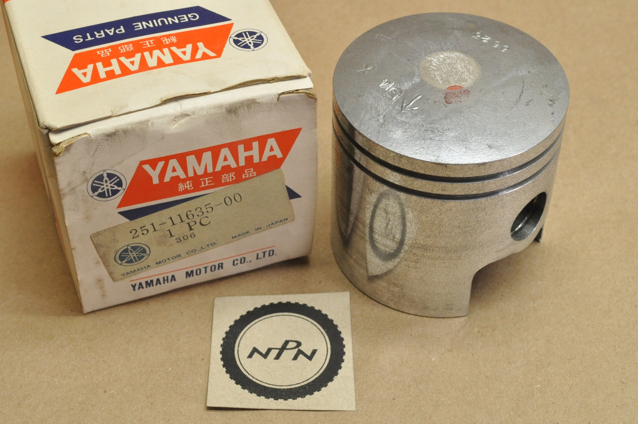 NOS Yamaha 1970-71 AT1 1970 ATM1 1969-71 CT1 .25 Oversize Piston 251-11635-00