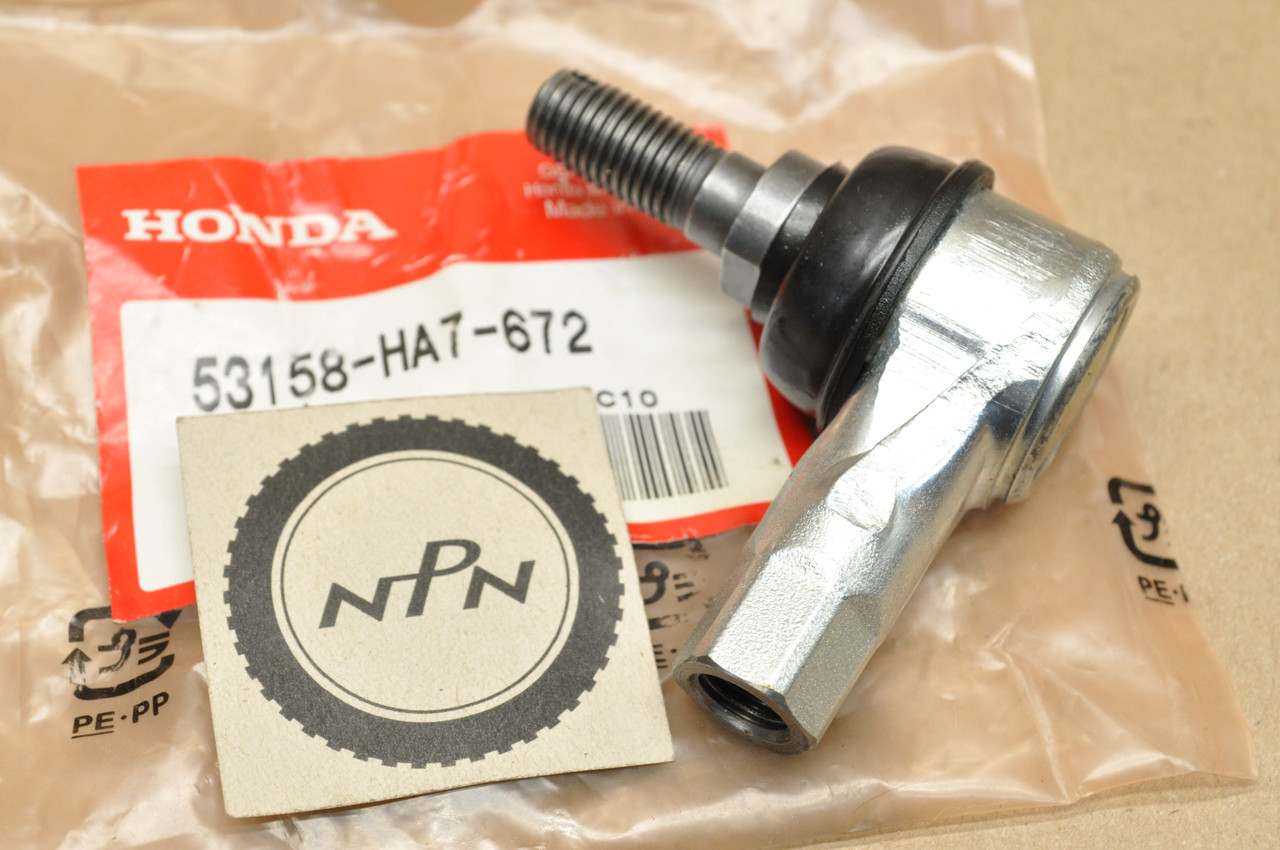 NOS Honda 1986-87 TRX350 1987-89 TRX350 D Fourtrax Foreman Tie Rod End (Left Hand Thread) 53158-HA7-672