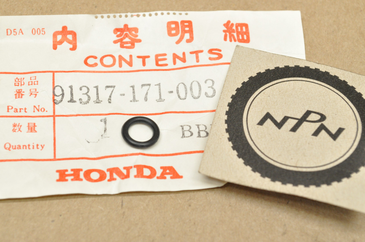 NOS Honda ATC70 CB350 CB400 CL350 CL70 CT70 SL350 TRX70 Z50 O-Ring 91317-171-003