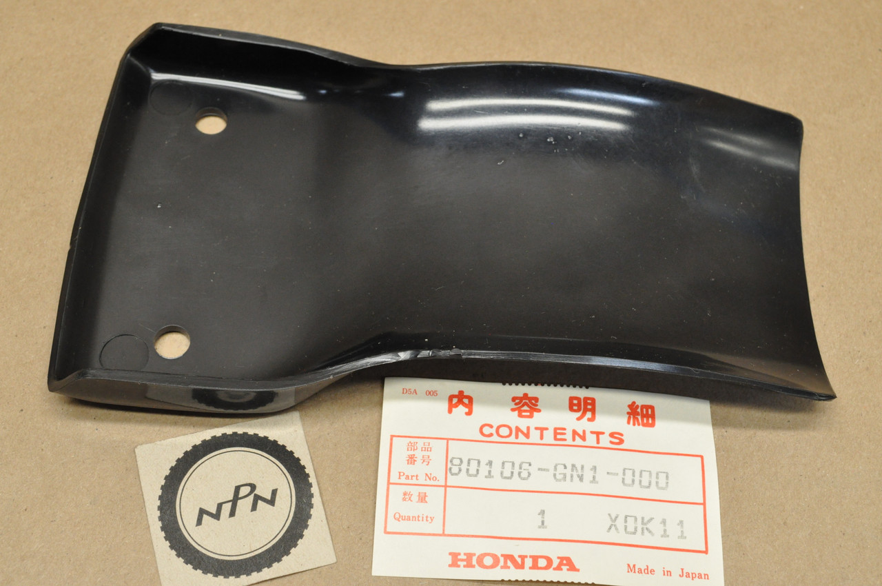 NOS Honda 1985-99 XR100 R XR80 R Black Rear Inner Fender Splash Mud Guard 80106-GN1-000