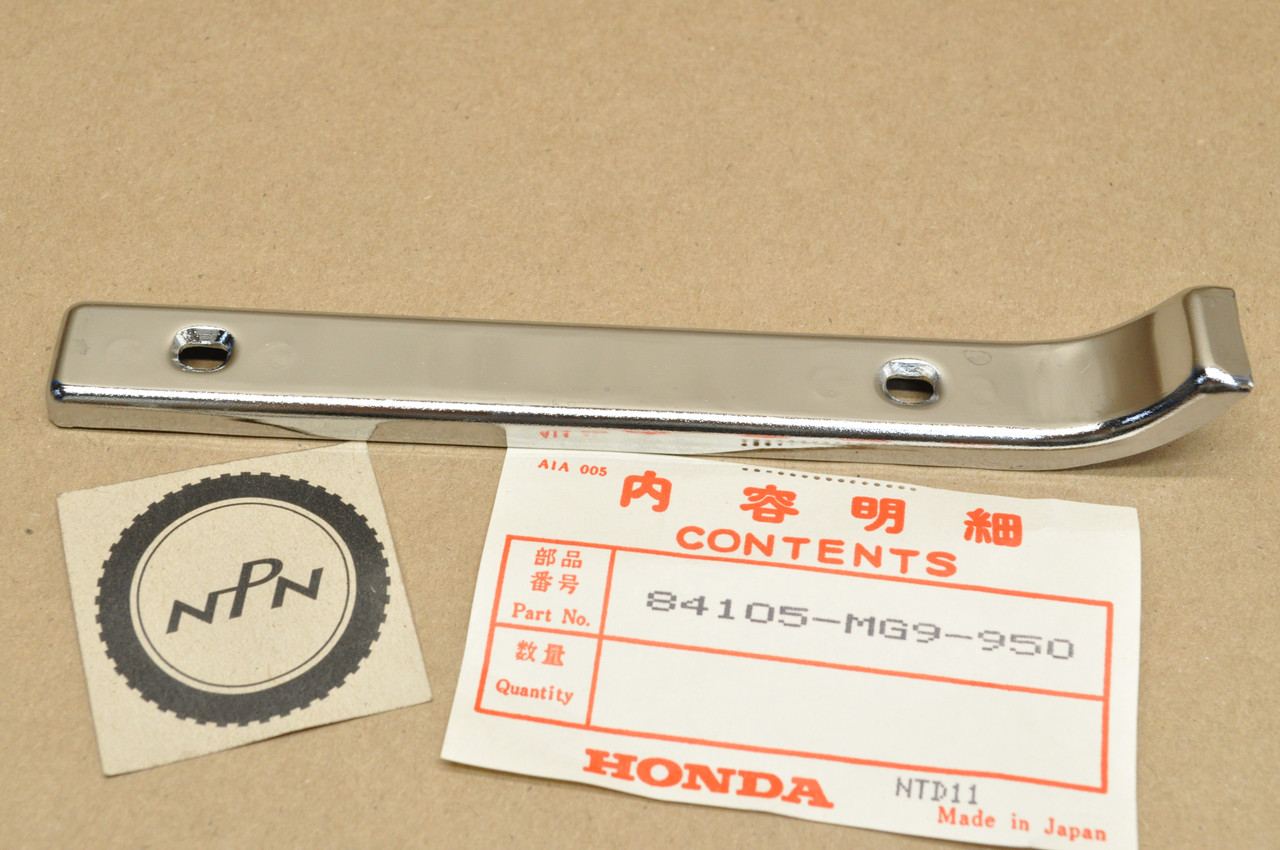 NOS Honda 1985-86 GL1200 Gold Wing Chrome Grip Setting Plate 84105-MG9-950