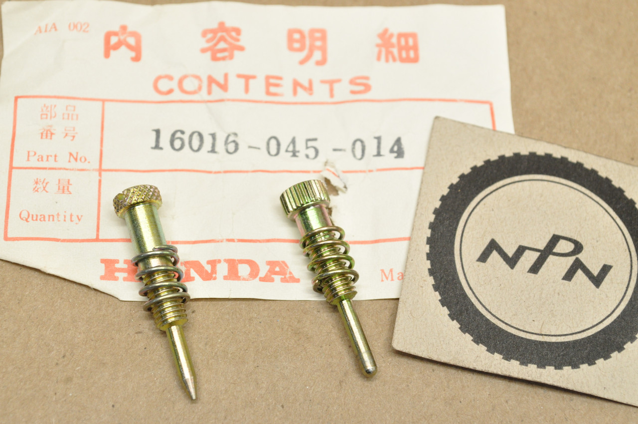NOS Honda Z50 A K0-K2 Carburetor Screw Set 16016-045-014