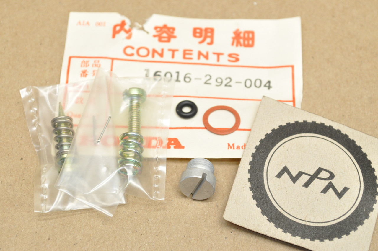 NOS Honda CB450 K1-K4 CL450 K2-K4 Carburetor Screw Set 16016-292-004