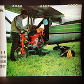 Page from a Large Vintage Honda Calendar 1963