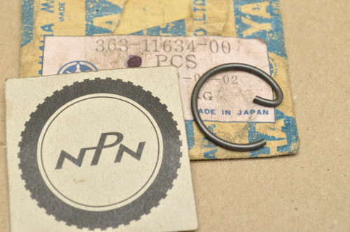 NOS Yamaha 1973-74 SC500 Piston Pin Circlip 363-11634-00