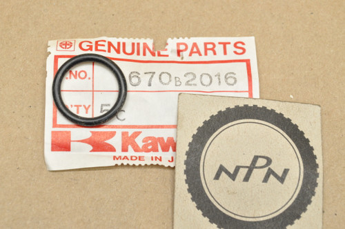 NOS Kawasaki A1 C2 F11 G3 KD80 KE250 KX250 KX80 KZ1000 W1 W2 Z1 O-Ring 670B2016