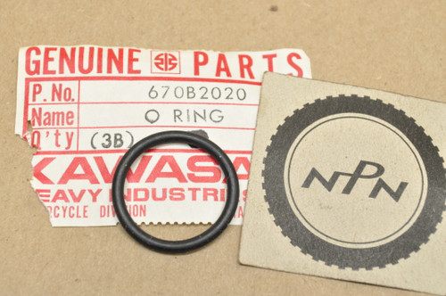 NOS Kawasaki A1 C2 F8 F9 H1 H2 KDX80 KE250 KH400 KLT200 KX80 S1 S2 S3 O-Ring 670B2020