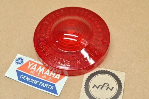 NOS Yamaha DT400 RD350 TX750 XS750 XT500 Red Turn Signal Lens 341-83332-70