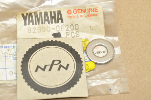 NOS Yamaha DT400 GT80 IT490 MX250 RD350 TX650 TY250 TZ350 XS650 YZ250 Washer 92990-08200