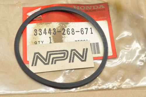 NOS Honda CB350 CB450 CB750 CL350 CL450 CL70 XL70 Lens Gasket 33443-268-671