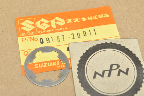 NOS Suzuki DR100 GN125 LT185 PE175 RM125 RM80 SP125 TS100 Washer 09167-20011
