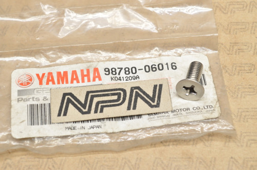 NOS Yamaha HS1 WR500 XVZ13 XV1100 XV750 XV920 XZ550 YG5 Screw 98780-06016