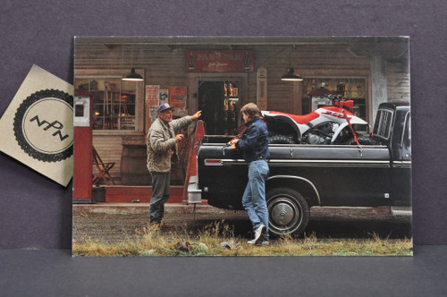 Vintage 1987 Honda TRX250 X Four Trax Small Talk Postcard