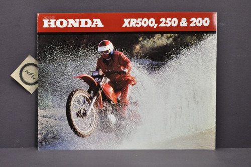 Vintage NOS 1980 Honda XR500 XR250 XR200 Brochure