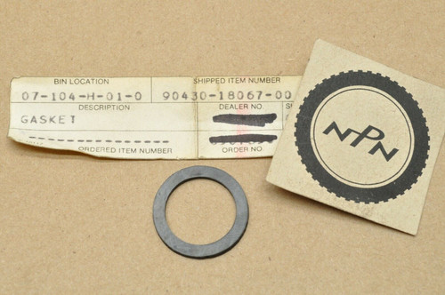 NOS Yamaha DT250 DT400 TY175 TY250 TY80 YZ80 Oil Tank Cap Gasket 90430-18067