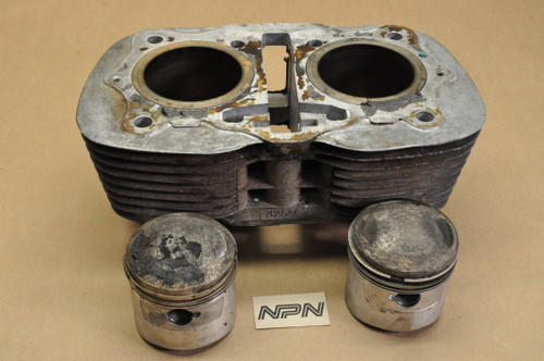 Vintage Used OEM Honda CB350 CL350 SL350 Cylinder Jug & Pistons 12100-287-070