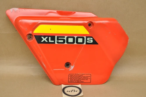 VTG Used OEM Honda 1979 XL500 S Red Left Air Filter Side Cover 17220-435-000 ZA