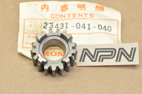NOS Honda CL70 CT70 H SL70 Z50 Transmission Main Shaft 2nd Gear 23431-041-040