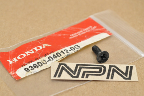 NOS Honda ATC250 ATC350 FL350 GL1200 TRX300 VF700 VT1100 Screw 93600-04012-0G