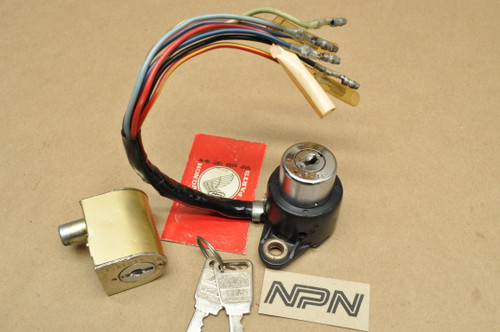 NOS Honda C70 8 Wire Key Ignition Switch & Lock Set H5045 35010-087-007