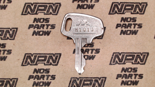 NOS Honda OEM Ignition Switch & Lock Key Double Groove H1013