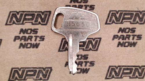 NOS Honda OEM Ignition Switch & Lock Key Single Groove H5650