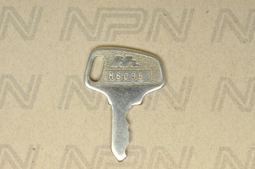 NOS Honda OEM Ignition Switch & Lock Key Double Groove H6096