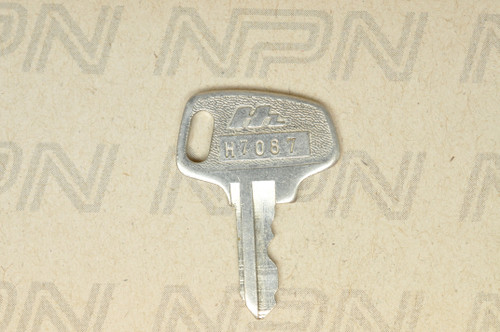 NOS Honda OEM Ignition Switch & Lock Key Double Groove H7087