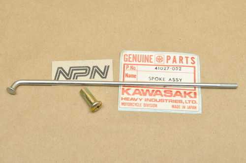 NOS Kawasaki 1973-75 F11 1973 F11M Rear Wheel Inner Spoke & Nipple 41027-052