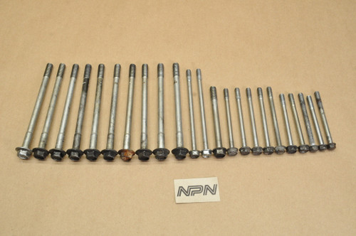 Vintage Used OEM Honda 1981 CB900 F Engine Motor Crank Case Screw Bolt Lot