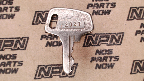 NOS Honda OEM Ignition Switch & Lock Key Single Groove H2021