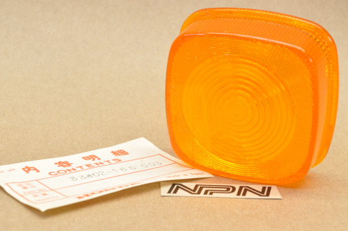 NOS Honda C70 CB125 S CT70 CT110 NA50 XL80 Turn Signal Light Lens 33402-166-003