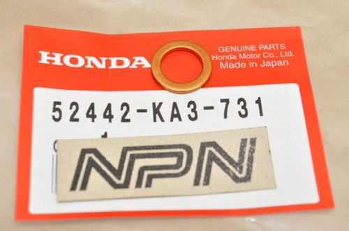NOS Honda CB700 CR125 VT1100 VT600 VT750 XR200 XR250 Bolt Washer 52442-KA3-731