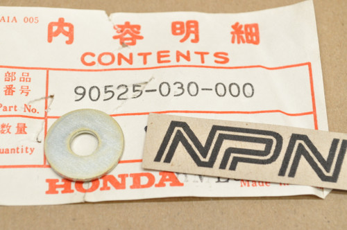 NOS Honda CB450 CL450 CR125 CT70 MT250 SL350 XL70 XR500 Washer 90525-030-000