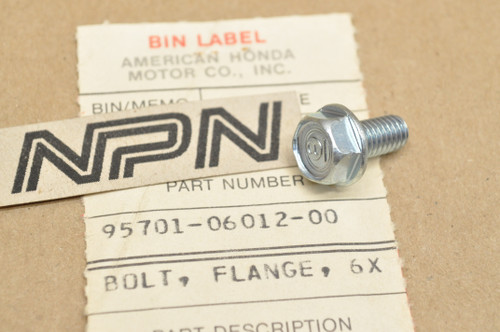 NOS Honda ATC250 CB750 CBX CL450 CT70 GL1200 XL500 XR250 Z50 Bolt 95701-06012-00