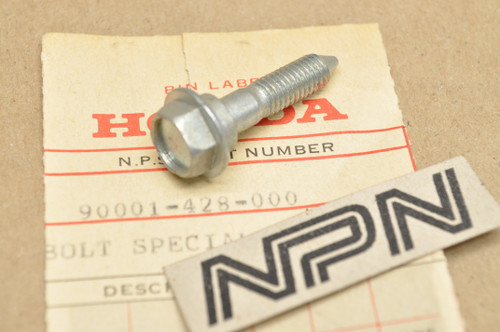 NOS Honda 1978-80 XL250 S 1979-80 XR250 Cam Chain Tensioner Bolt 90001-428-000