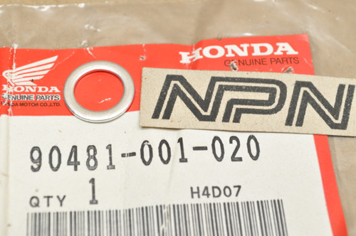 NOS Honda C100 C110 CH250 GL1000 GL1100 PA50 XR200 XR250 Washer 90481-001-020
