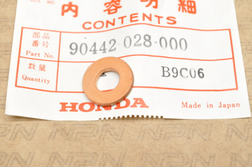 NOS Honda ATC200 CB900 CL90 CR250 CT90 S90 XL200 XR200 Washer 90442-028-000