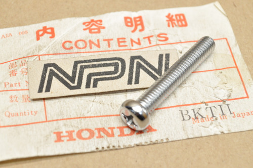NOS Honda C100 C102 C105 T C110 Head Light Case Housing Screw 6x38 93500-06038-02