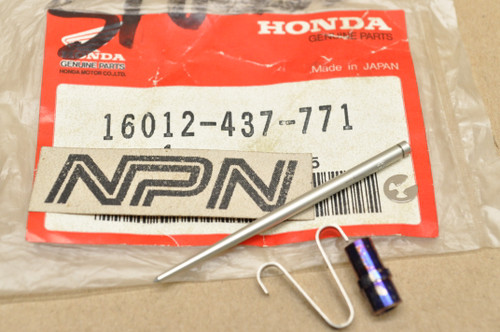 NOS Honda 1980-85 XL125 S Carburetor Jet Needle Set 16012-437-771