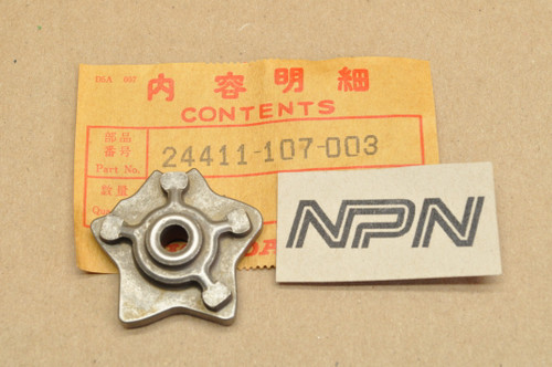 NOS Honda CB100 CB125 CL100 CL125 SL100 SL125 TL125 Gear Shift Cam 24411-107-003