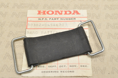 NOS Honda CT70 CT70H K0 SL70 K0-K1 Z50 K1 Battery Band Strap 50382-045-670