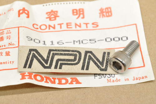 NOS Honda VF700 F VF750 F Cowling Fairing Stay Bracket Socket Bolt 90116-MC5-000