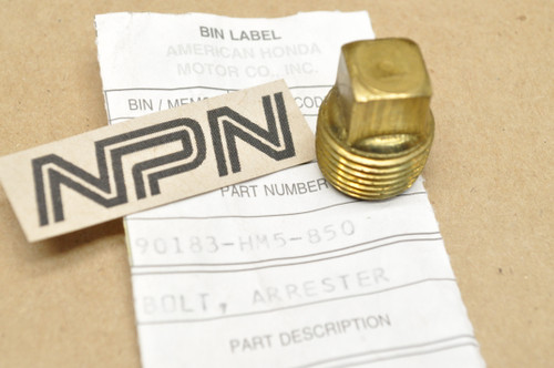 NOS Honda TRX250 TRX300 TRX350 TRX90 Exhaust Muffler Arrester Bolt 90183-HM5-850