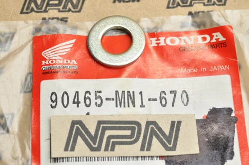 NOS Honda EZ90 Cub XR250 R XR600 R Rear Wheel 10mm Washer 90465-MN1-670