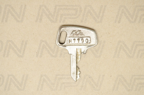 Vintage Used OEM Honda Ignition Switch & Lock Key Single Groove H7790
