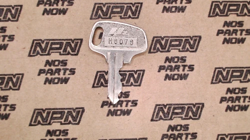 NOS Honda OEM Ignition Switch & Lock Key Double Groove H8078