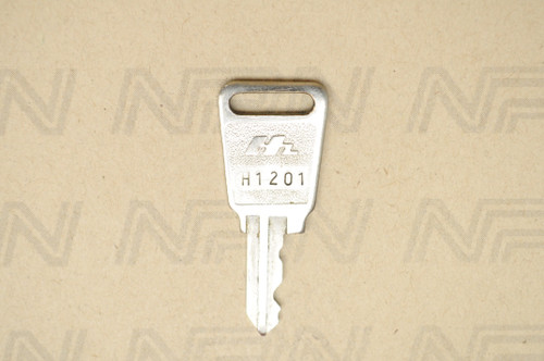 NOS Honda OEM Ignition Switch & Lock Key Double Groove H1201